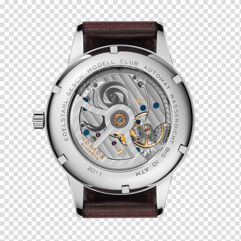 Automatic watch Nomos Glashütte Clock, watch transparent background PNG clipart