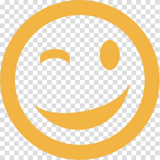 Smiley Wink Eye Face, smile transparent background PNG clipart