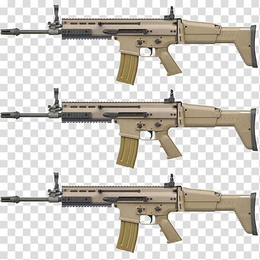 FN SCAR Tokyo Marui FN Herstal Close quarters combat Airsoft Guns, weapon transparent background PNG clipart