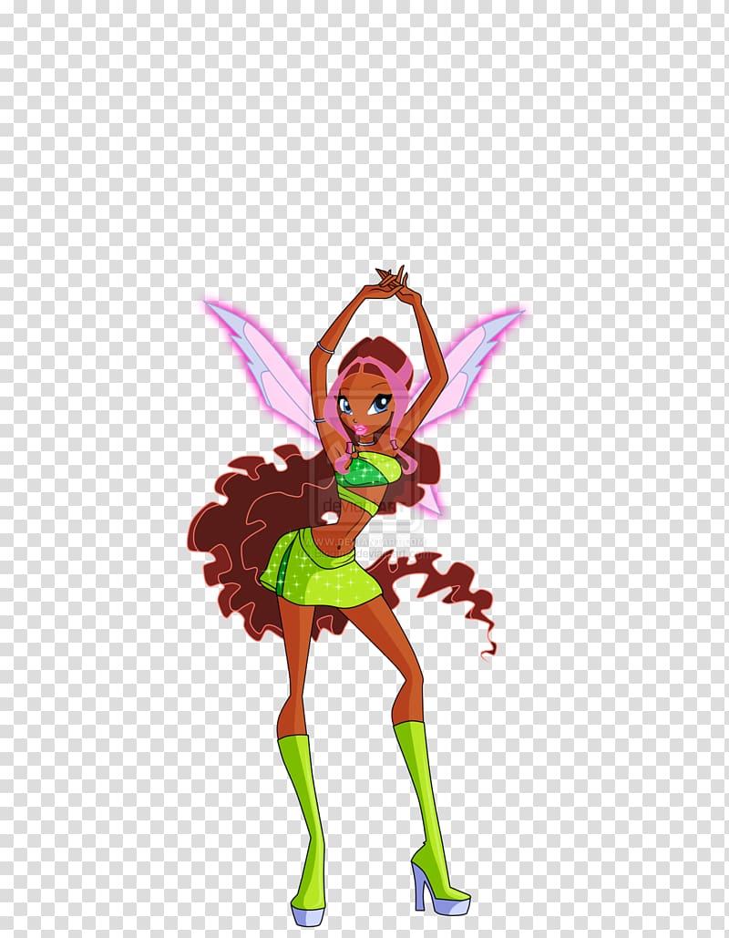 Digital art Fairy Magic Two-dimensional space Drawing, winx transparent background PNG clipart