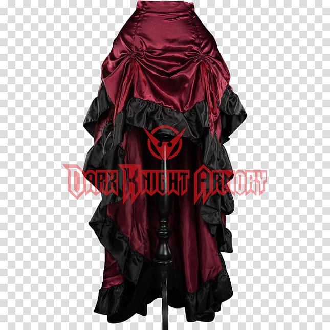 Victorian era Steampunk fashion Gothic fashion Clothing, red silk gown transparent background PNG clipart
