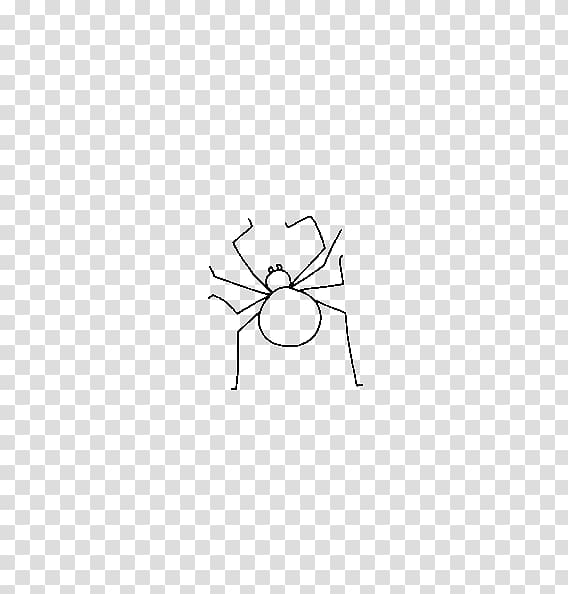 White Material Pattern, Spider stick figure transparent background PNG clipart