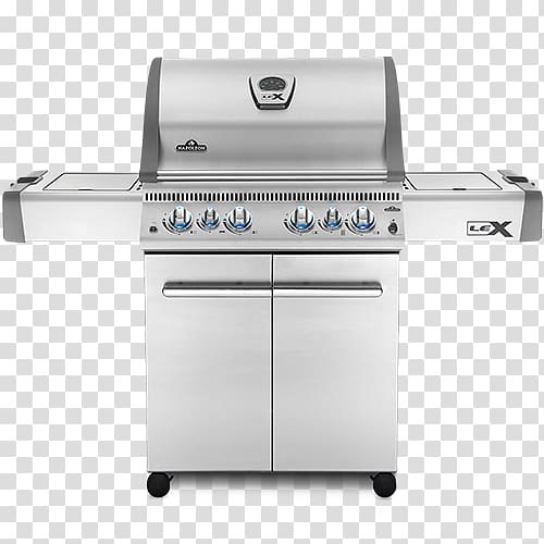 Saks Konsulat skildpadde Barbecue Napoleon Grills LEX 485 Gas burner Natural gas Propane, steel grill  transparent background PNG clipart | HiClipart