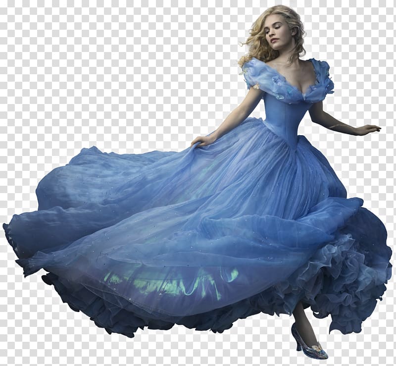 Cinderella Party dress Costume Ball gown, Cinderella transparent background PNG clipart