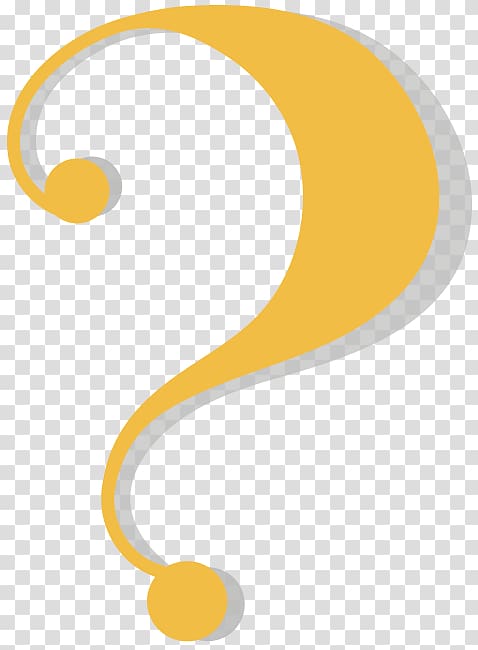 Question mark Yellow Check mark, qustion marks transparent background PNG clipart