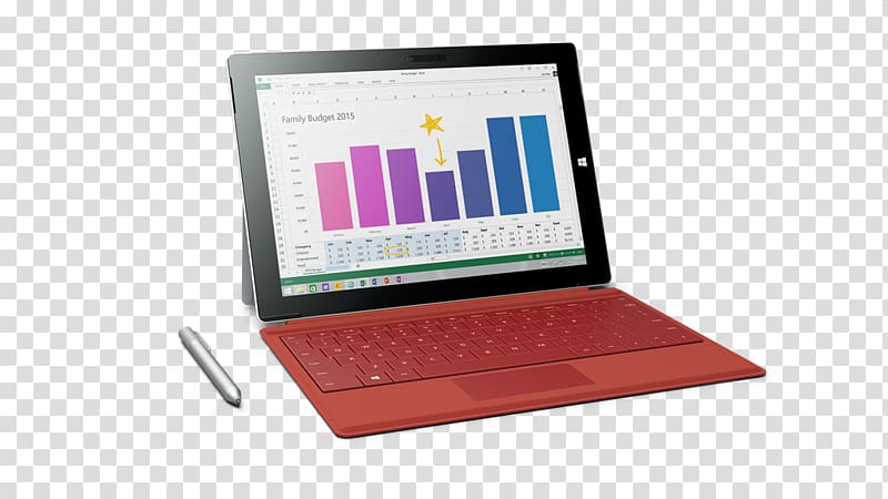 Surface Pro 3 Computer keyboard Surface 3 Microsoft, microsoft transparent background PNG clipart