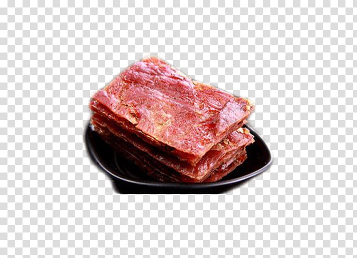 Cecina Capocollo Ham Roast beef Soppressata, Delicious pork jerky transparent background PNG clipart
