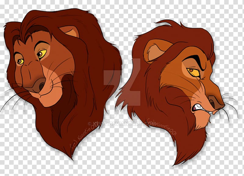 Lion Scar Mufasa Nala Rafiki, lion transparent background PNG clipart