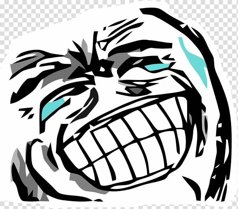 Rage comic Trollface Internet meme Internet troll, meme transparent  background PNG clipart