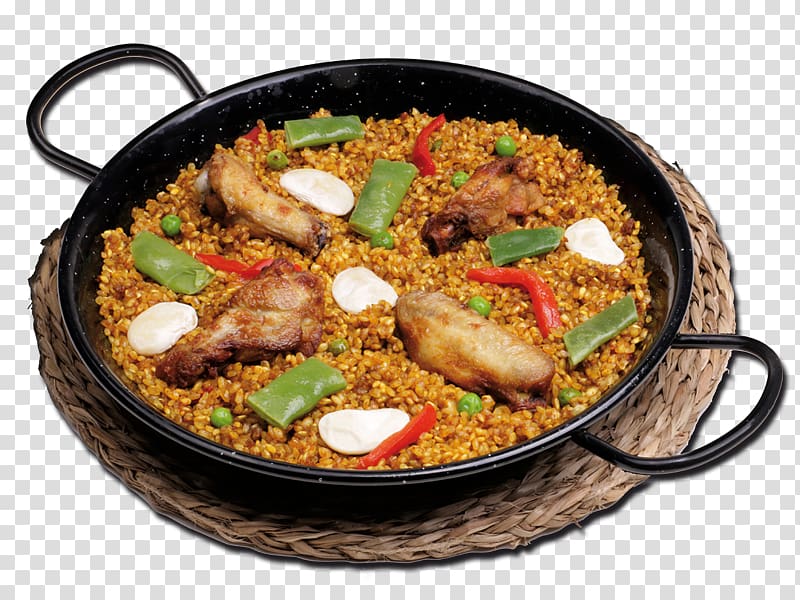 Paella Arroz con pollo Vegetarian cuisine Spanish Cuisine European