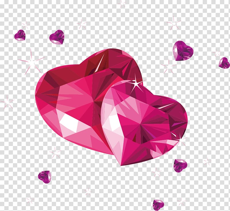 Diamond Pearl Jewellery Pink Bracelet, Diamond Heart transparent background PNG clipart