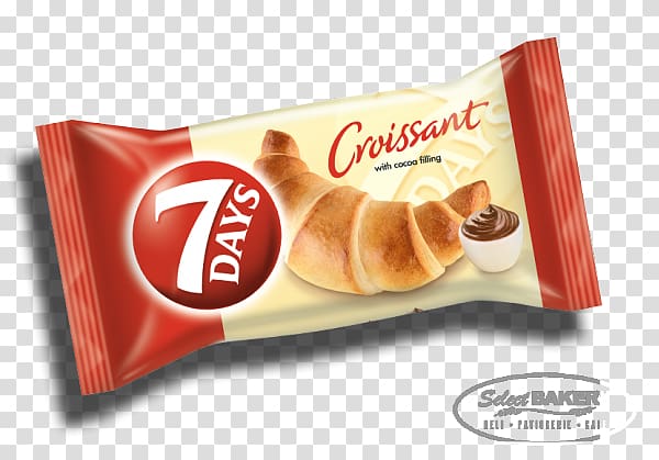 Croissant Cream Swiss roll Chipita Strudel, croissant transparent background PNG clipart