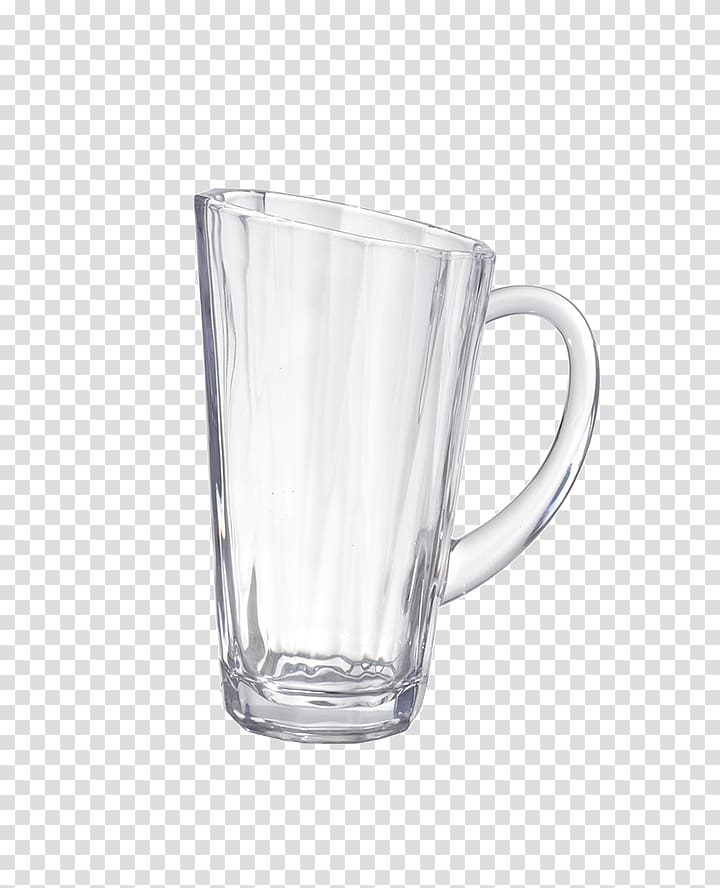 Jug Pint glass Highball glass Beer Glasses, glass transparent background PNG clipart
