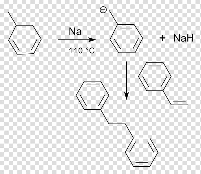 Nucleophile Styrene Nucleophilic addition Carbanion Toluene, react transparent background PNG clipart