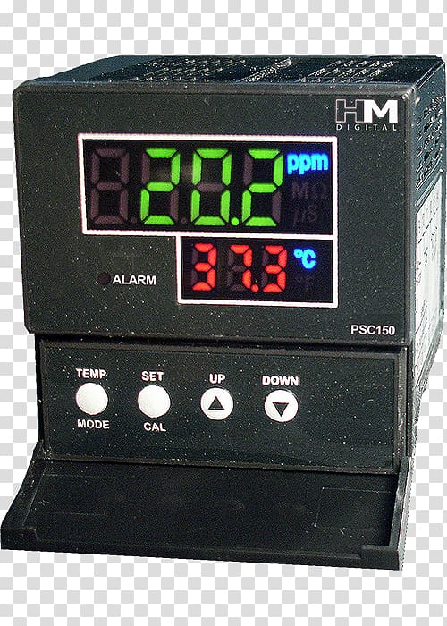 Total dissolved solids TDS meter Current loop Electrical conductivity meter Controller, aquarium hydroponics transparent background PNG clipart
