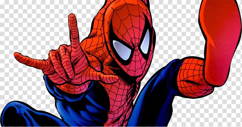 Spider-Man Marvel Comics Comic book Superhero, spiderman transparent background PNG clipart