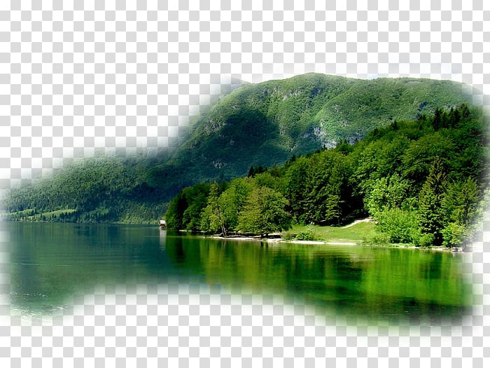 Lake Bohinj Animation Landscape painting, others transparent background PNG clipart