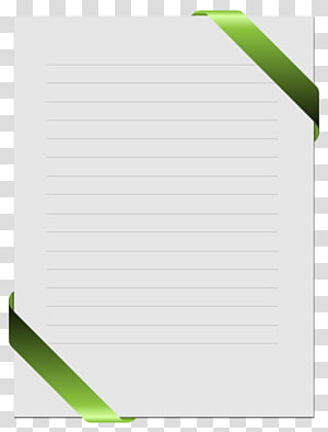 green edge stationery transparent background PNG clipart thumbnail