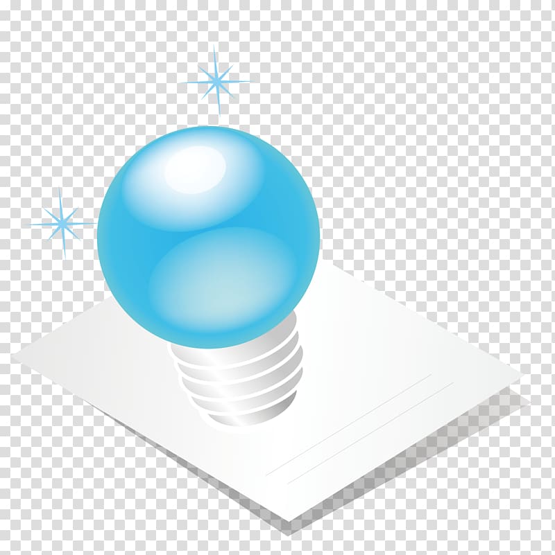 Incandescent light bulb Blue, Light blue bulb transparent background PNG clipart