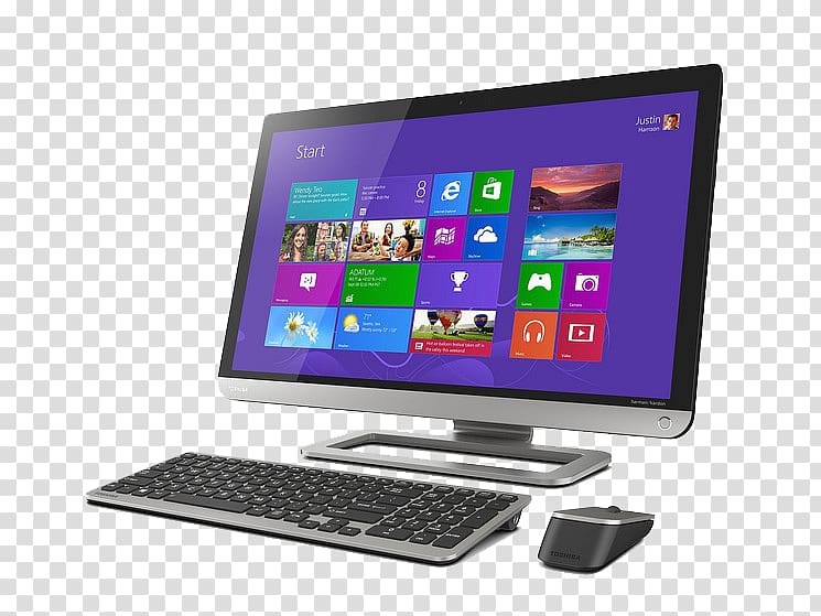Laptop Toshiba S55T-B5233-PB-RC Satellite S55tb5233 Touchscreen Core I74710hq All-in-one Toshiba Satellite S55, Laptop transparent background PNG clipart