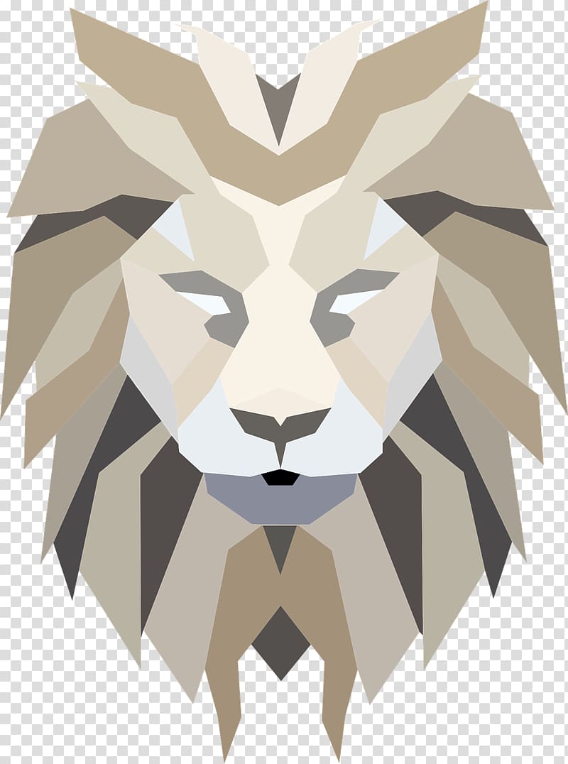 gray lion head transparent background PNG clipart