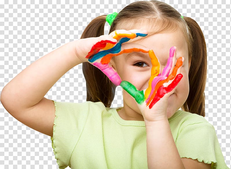 Child care Fingerpaint, child transparent background PNG clipart