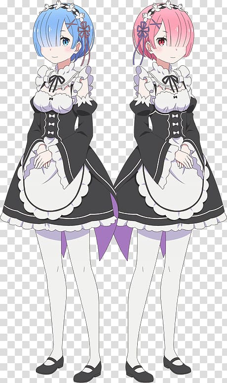 Re:Zero − Starting Life in Another World Anime R.E.M. Isekai, Anime transparent background PNG clipart