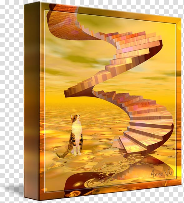 Modern art Painting Frames, Stairway To Heaven transparent background PNG clipart