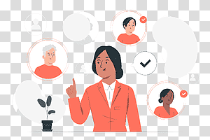 illustration, Selecting team, business, job, candidate, team, human resources transparent background PNG clipart thumbnail