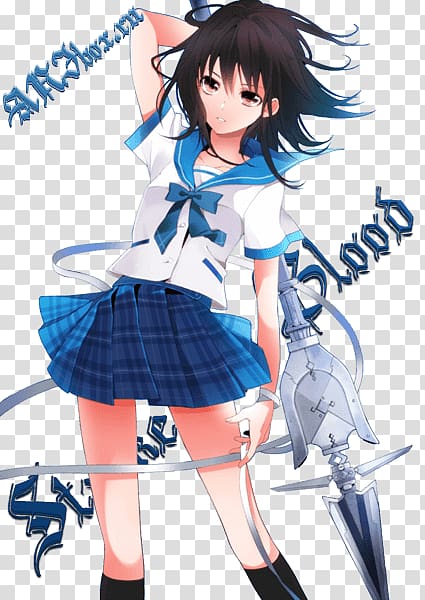 Free: Dengeki Bunko: Fighting Climax Black Bullet Kirito Anime Strike the  Blood, Anime transparent background PNG clipart 