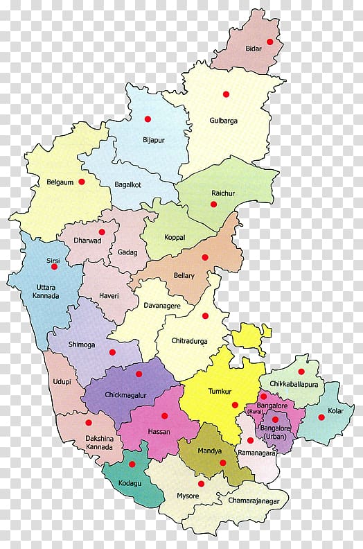 Blank map Karnataka Tuberculosis, map transparent background PNG clipart