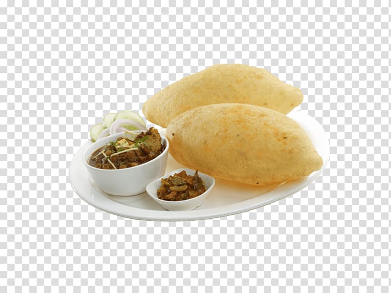 Indian cuisine Puri Chole bhature Vegetarian cuisine Chana masala, breakfast transparent background PNG clipart
