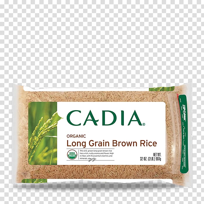 Organic food Arroz de grano largo Brown rice Oryza sativa, Rice Grains transparent background PNG clipart
