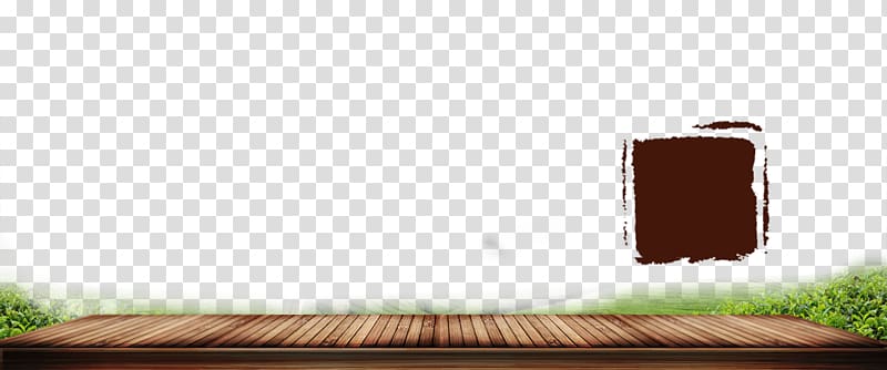 Wood Rectangle, Green wood around transparent background PNG clipart