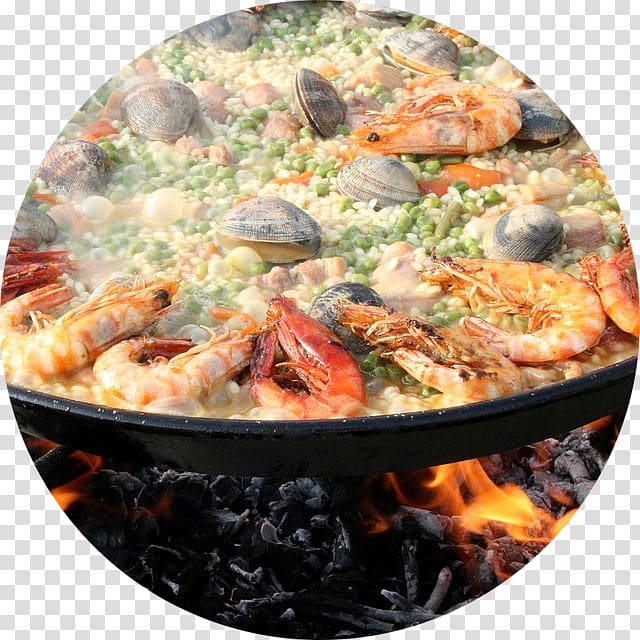 Paella Spanish Cuisine Mediterranean cuisine Frittata Omelette, cooking transparent background PNG clipart