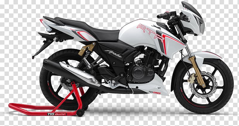 TVS Apache RTR 180 TVS Motor Company Motorcycle TVS Apache 160, motorcycle transparent background PNG clipart