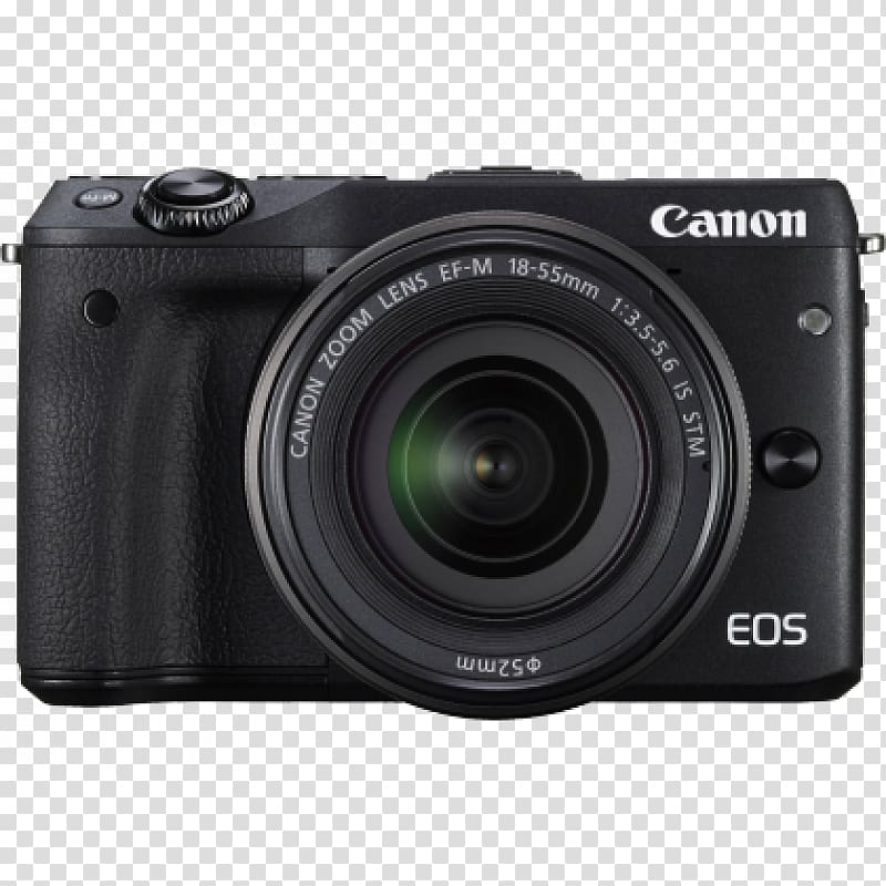 Canon EOS M3 Canon EF lens mount Canon EF-M 18–55mm lens Canon EF-M lens mount, camera lens transparent background PNG clipart