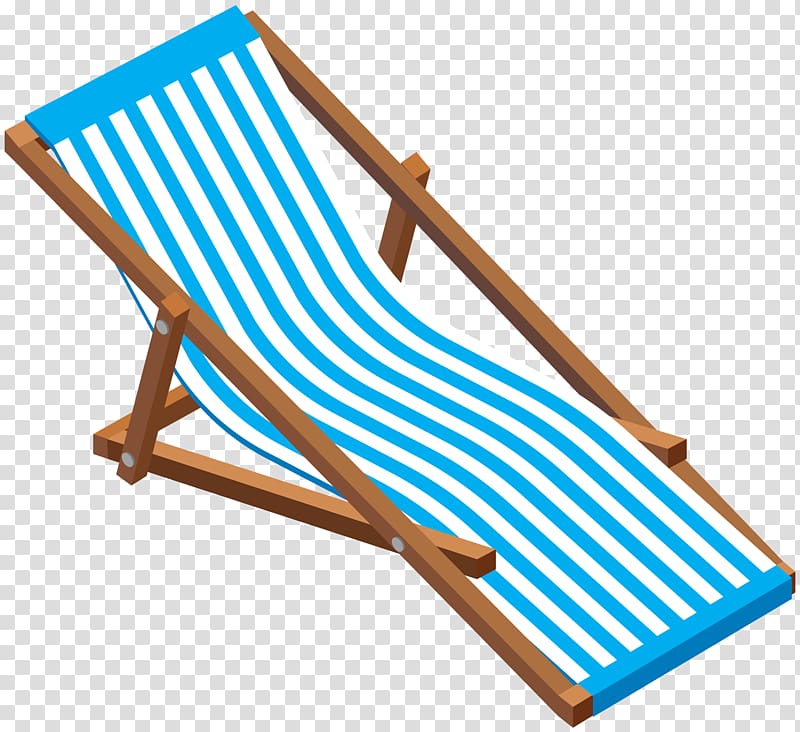 Chaise longue Deckchair Eames Lounge Chair , beach transparent background PNG clipart