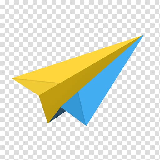 Paper plane transparent background PNG clipart