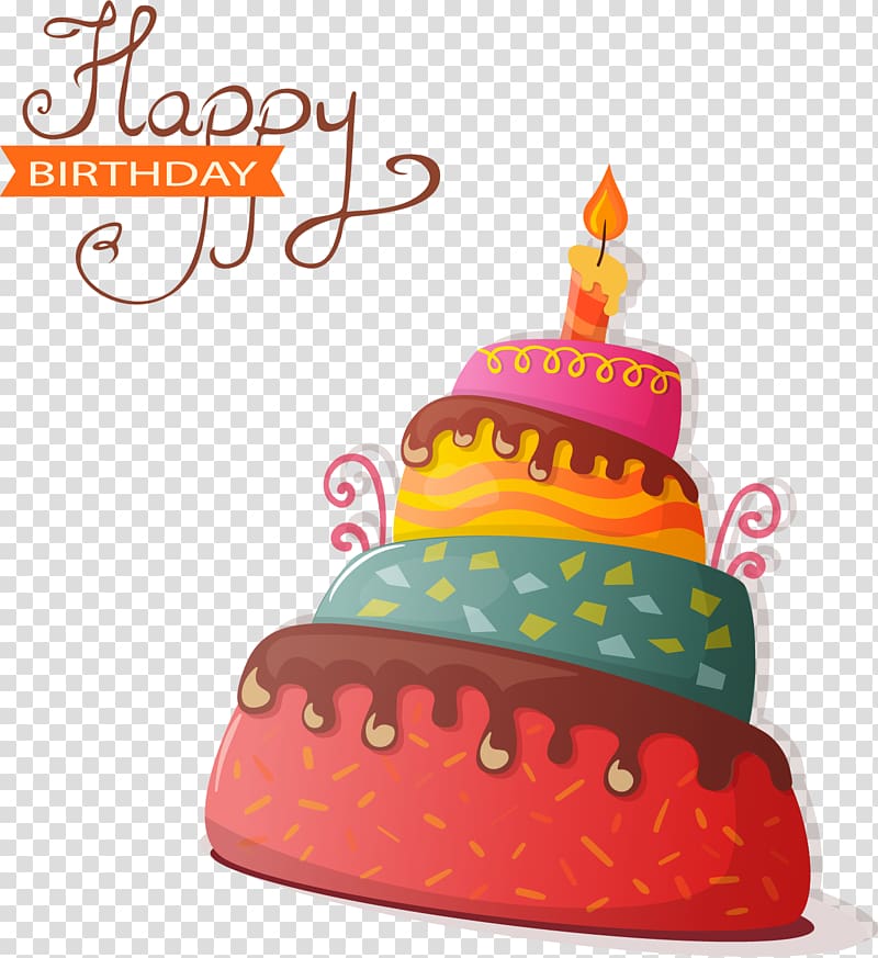 Birthday cake, Birthday Cake, Happy Birthday transparent background PNG clipart