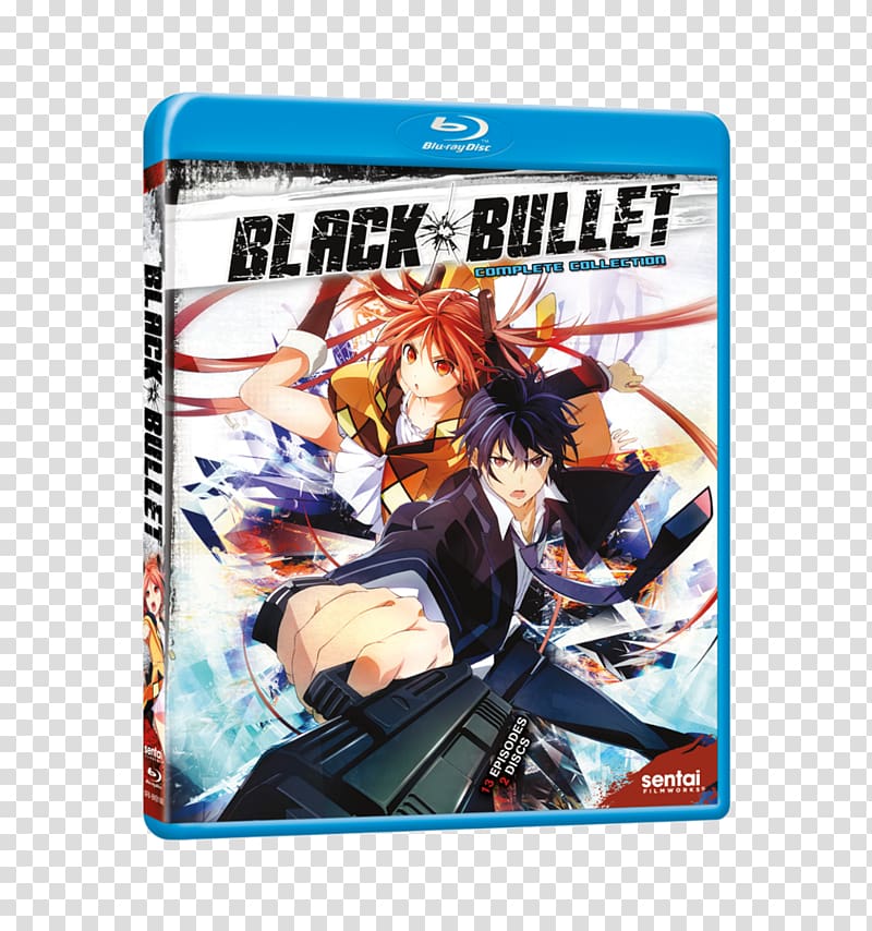 Black Bullet Anime Manga Action fiction Television show, Anime transparent background PNG clipart