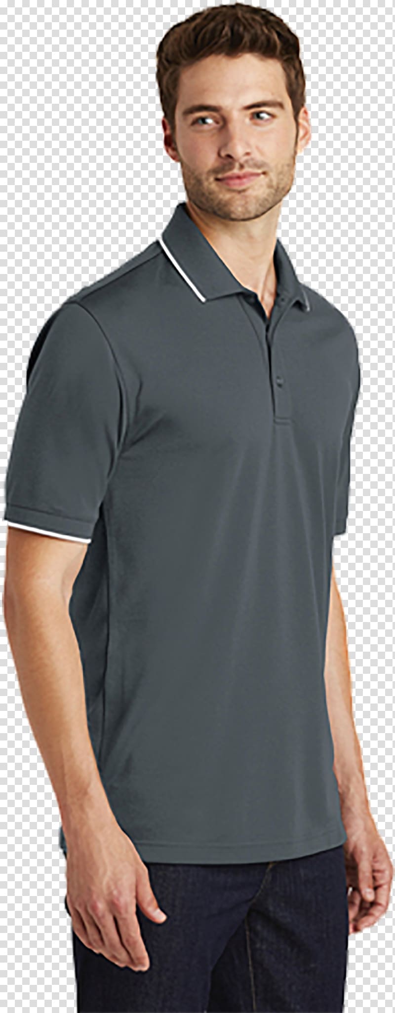 Polo shirt T-shirt Piqué Sleeve, polo shirt transparent background PNG clipart