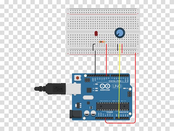 Arduino Electronic circuit resistor Wiring diagram Circuit diagram, Led Circuit transparent background PNG clipart