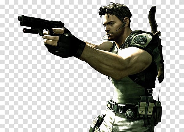 Resident Evil 5 Chris Redfield Claire Redfield Resident Evil – Code: Veronica, resident evil 5 chris redfield transparent background PNG clipart
