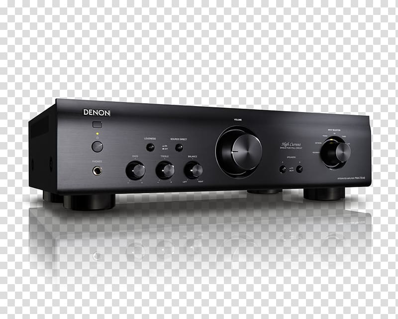 DENON PMA-520A HiFi Amplifier Integrated amplifier Audio power amplifier Denon PMA 720AE, denon pc speakers transparent background PNG clipart