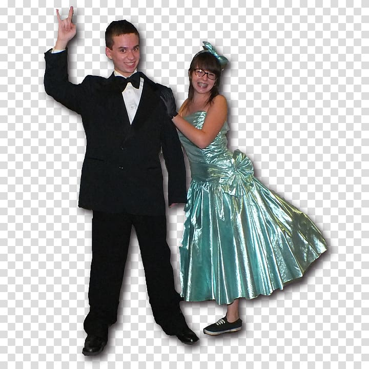 Halloween costume Prom Dress, creative couple transparent background PNG clipart