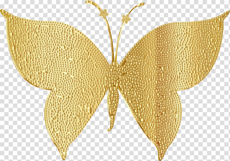Butterfly Gold Color , butterfly transparent background PNG clipart