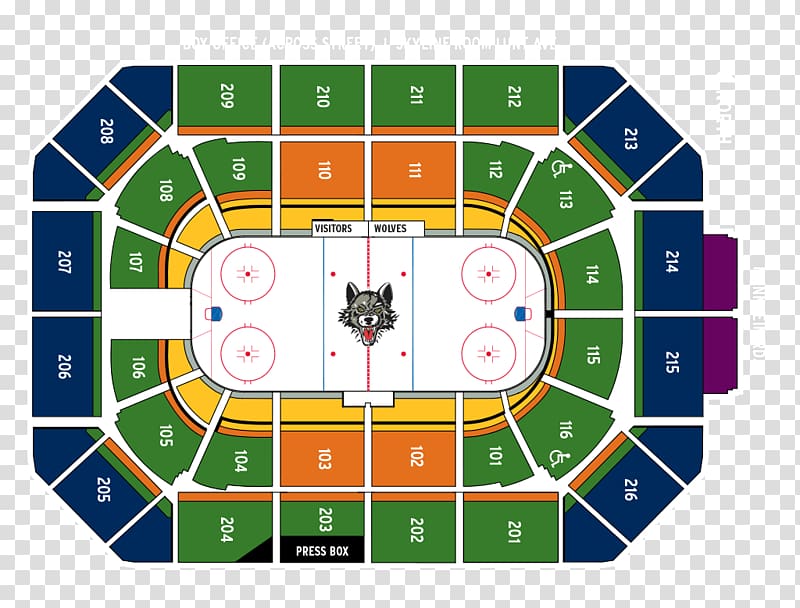 Allstate Arena AT&T Center Chicago Wolves Birmingham–Jefferson Convention Complex Seating assignment, arena map transparent background PNG clipart