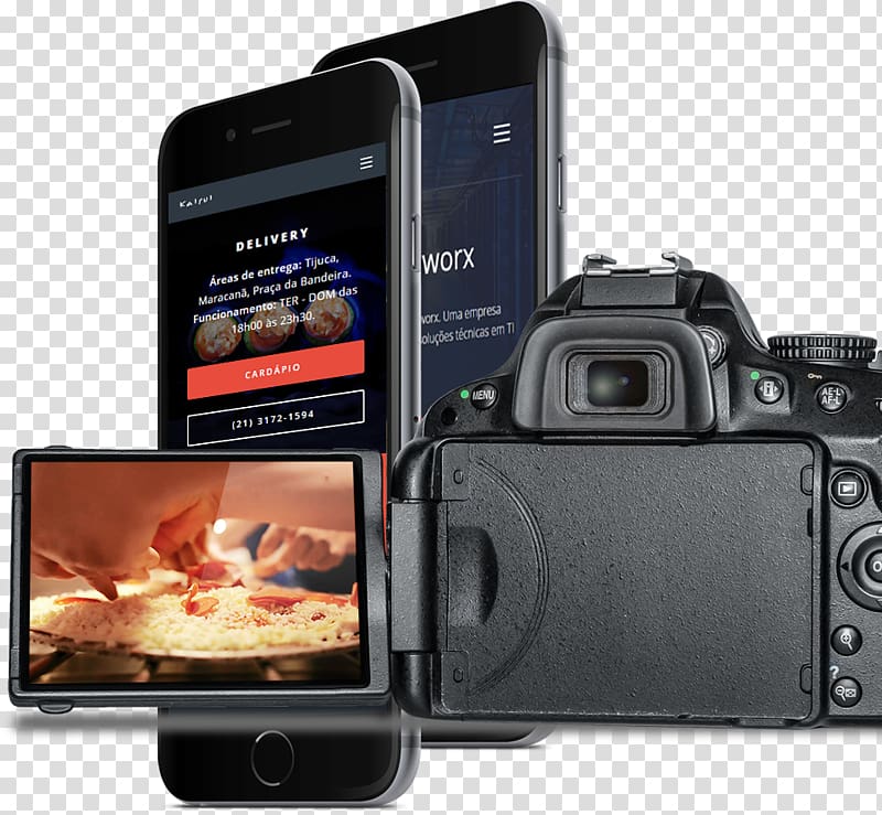 Smartphone Mockup Digital SLR Camera, smartphone transparent background PNG clipart
