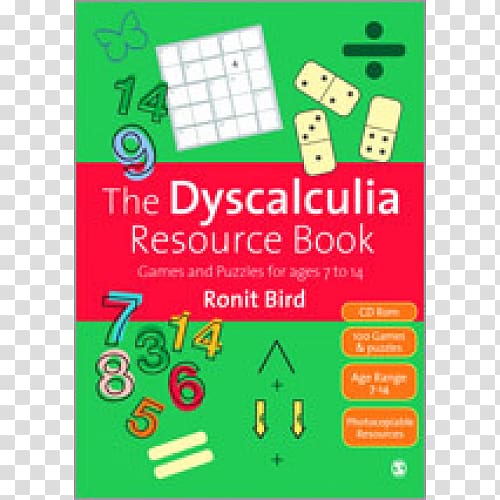 The Dyscalculia Resource Book: Games and Puzzles for Ages 7 to 14 Learning disability Child, dyscalculia transparent background PNG clipart